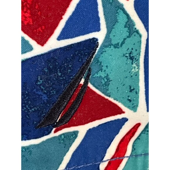 Nautica Men’s Large Board Shorts Abstract Mosaic Print Swim Trunks - Picture 6 of 8